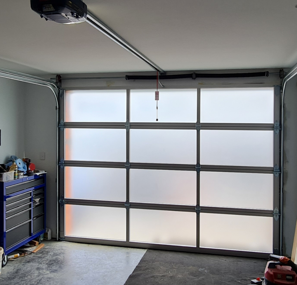 Etchlite Glass Garage Door