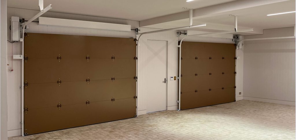 Custom Bronze Insulated Garage Door